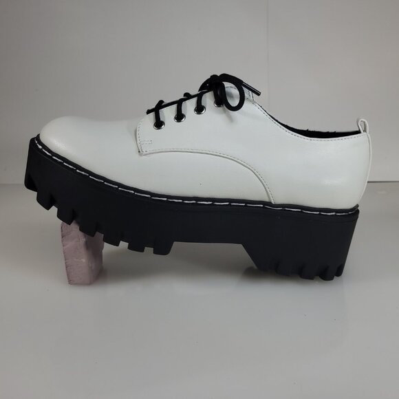 Bamboo Lug Sole Women's Platform Shoes Size 9 - Bamboo 41089-2 - Picture 7 of 9